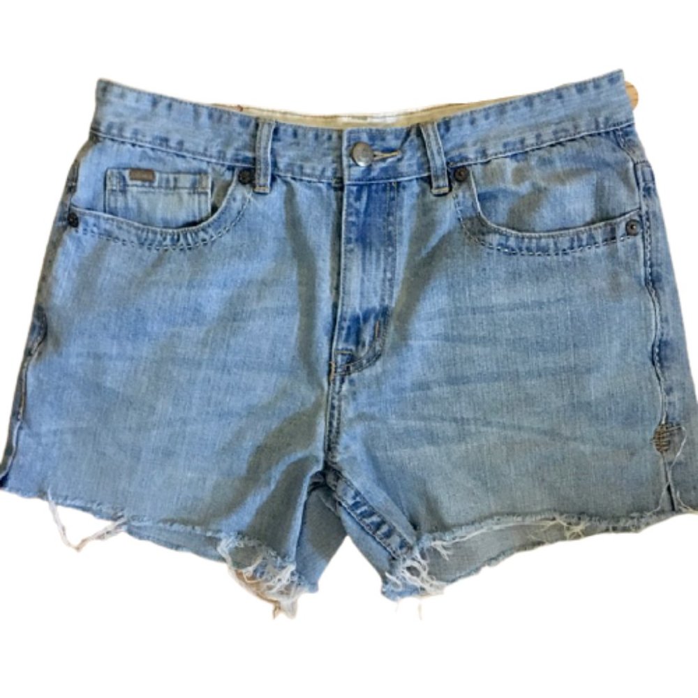 Ecko Unltd Cut Off Jean Shorts High Waist 34